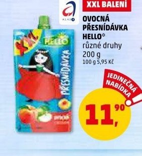 Ovocná přesnídávka Hello