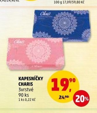 Kapesníčky Charis