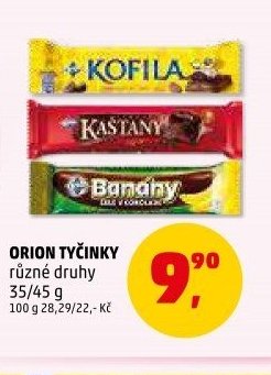Orion tyčinky různé druhy 35/45 g