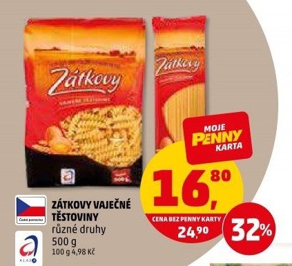 Zátkovy vaječné těstoviny