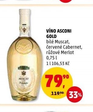 Víno Asconi Gold