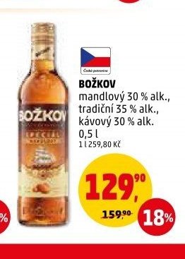 Božkov mandlový / kávový