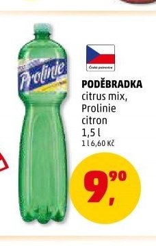 Poděbradka Prolinie citron