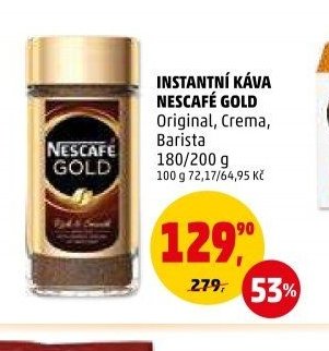 Instantní káva Nescafé Gold