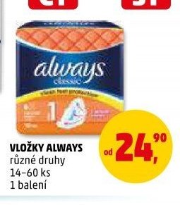 Vložky Always