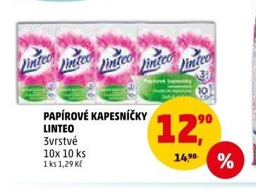 Papírové kapesníčky Linteo