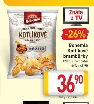 Bohemia Kotlíkové brambůrky