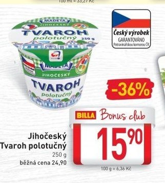 Jihočeský Tvaroh polotučný
