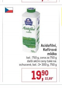 Acidofilní, Kefírové mléko