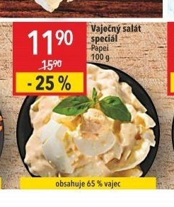 Vaječný salát speciál