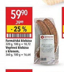 Farmářská klobása