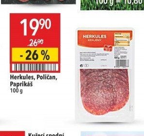 Herkules, Poličan, Paprikáš