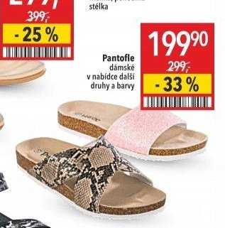 Pantofle dámské