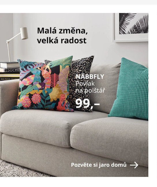 NÄBBFLY Povlak na polštář - IKEA akcniletaky.com
