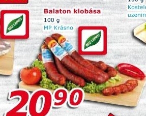 Klobása Balaton Krásno
