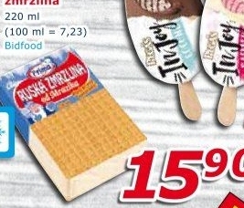 Ruská zmrzlina Prima