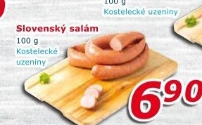 Salám slovenský točený Kostelecké uzeniny