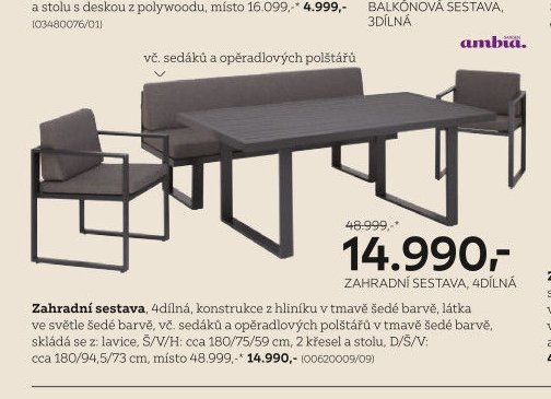 Zahradní sestava