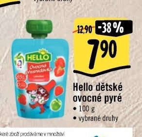 Hello dětské ovocné pyré