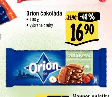 Orion čokoláda