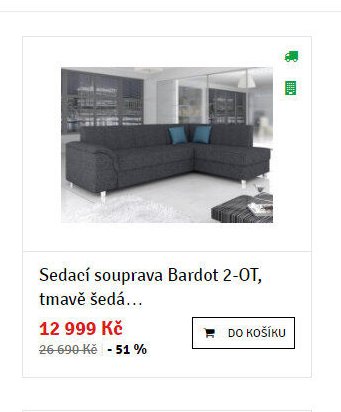 Sedací souprava Bardot 2-OT, tmavě šedá... - ASKO akcniletaky.com