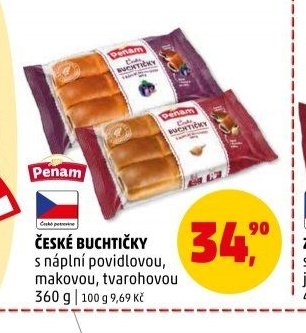 České buchtičky Penam