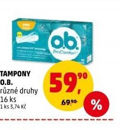 TAMPONY O.B.