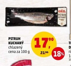 Pstruh kuchaný