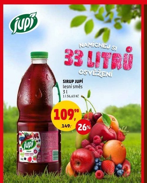 SIRUP JUPÍ lesní směs 3 l