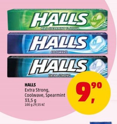 Halls Extra Strong, Coolwave, Spearmint
