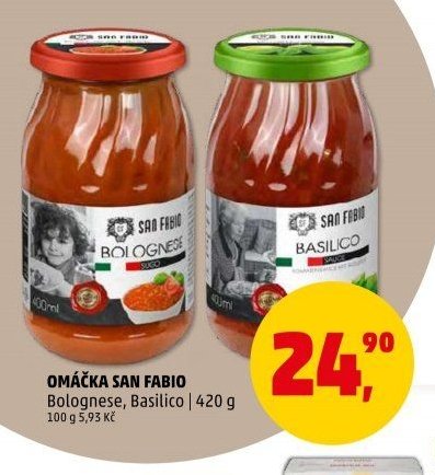 Omáčka San Fabio Bolognese, Basilico