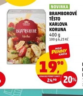 Bramborové těsto Karlova Koruna