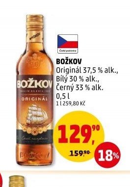 BOŽKOV Originál, Bílý, Černý