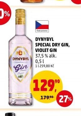 DYNYBYL SPECIAL DRY GIN, VIOLET GIN