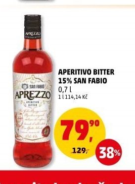 APERITIVO BITTER 15% SAN FABIO