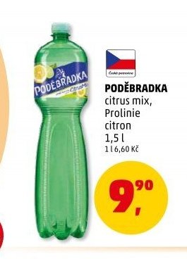PODĚBRADKA citrus mix, Prolinie citron