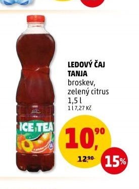LEDOVÝ ČAJ TANJA broskev, zelený citrus