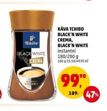 KÁVA TCHIBO BLACK'N WHITE CREMA, BLACK'N WHITE instantní