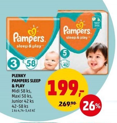 PLENKY PAMPERS SLEEP & PLAY