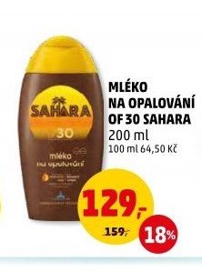 Mléko na opalování OF 30 Sahara