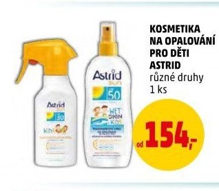 Kosmetika na opalování pro děti Astrid