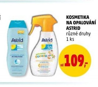 Kosmetika na opalování Astrid
