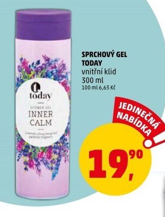 SPRCHOVÝ GEL TODAY vnitřní klid