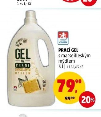 PRACÍ GEL s marseilleským mýdlem