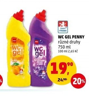 WC GEL PENNY různé druhy