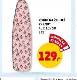 POTAH NA ŽEHLICÍ PRKNO