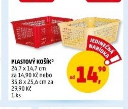 PLASTOVÝ KOŠÍK