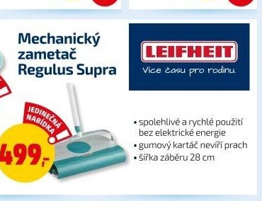 Mechanický zametač Regulus Supra