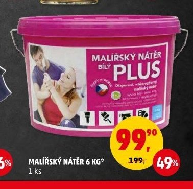Malířský nátěr 6 kg
