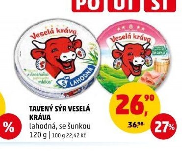TAVENÝ SÝR VESELÁ KRÁVA